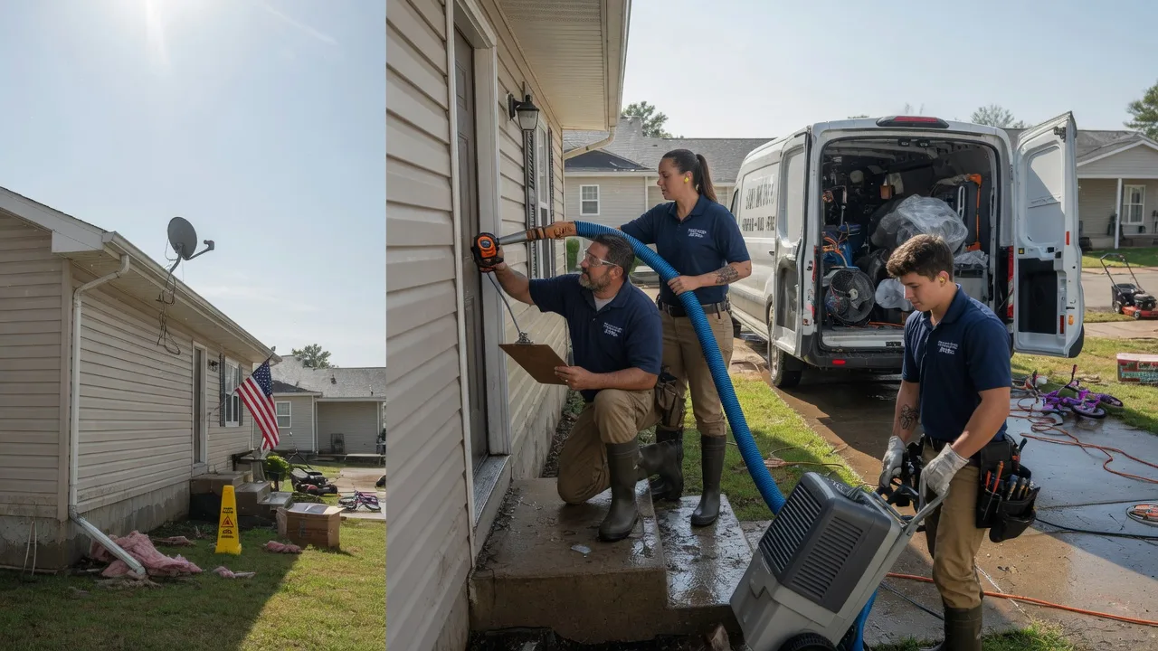 Ceiling Water Damage Restoration in Saint Peters, MO near me